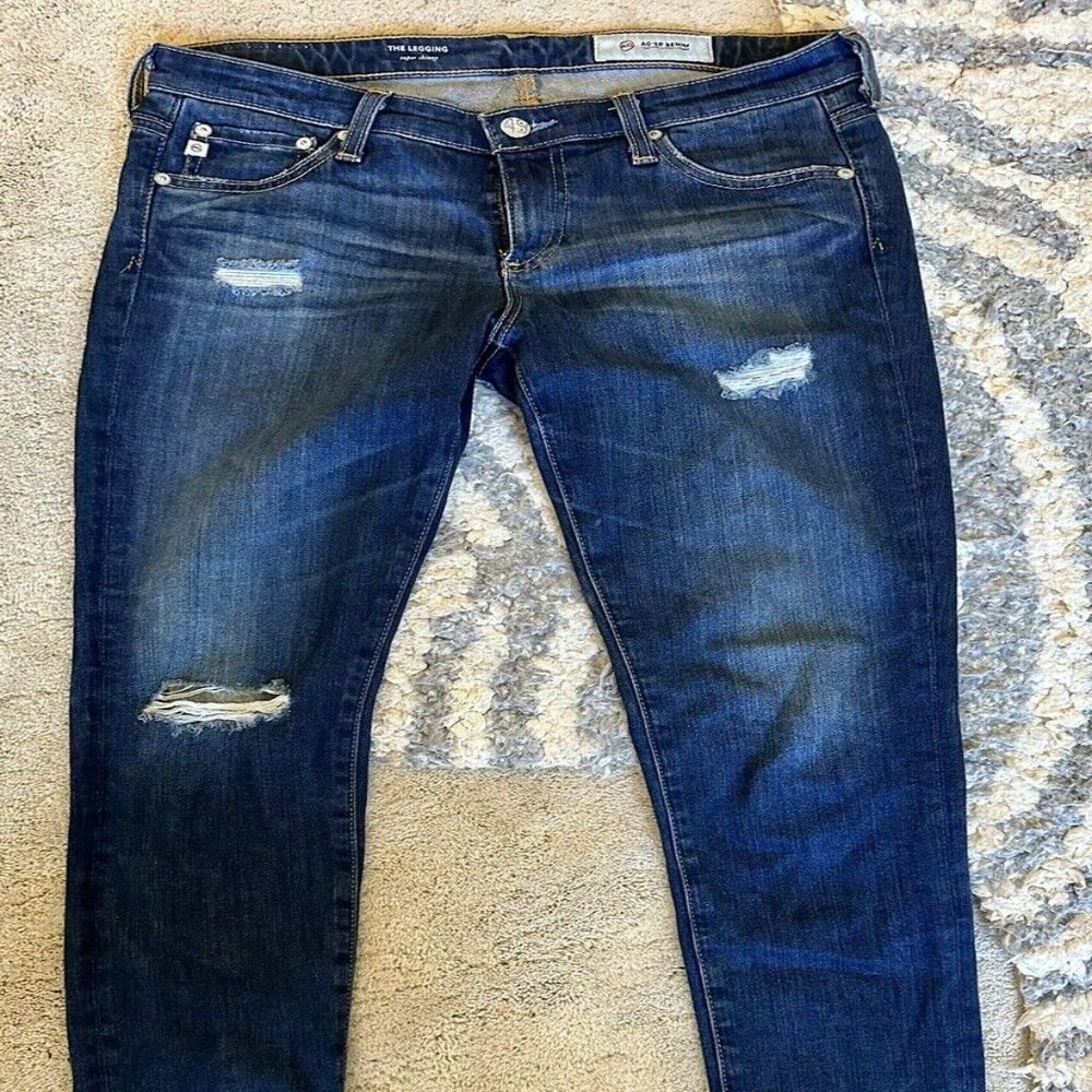 NEW AG Adriano Goldschmied The Legging Super Skinny Jeans Womens Size 28R